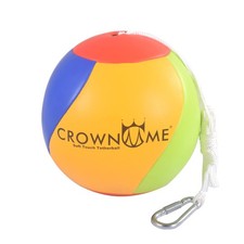 Tetherball Ball and Rope Set- Tetherball Ball with Rope and Carabineer Hoop, ...