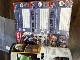 Dreamcast Magazine Sega NFL 2K1 Issue 9 December 2000 w/disc in shrink, stickers