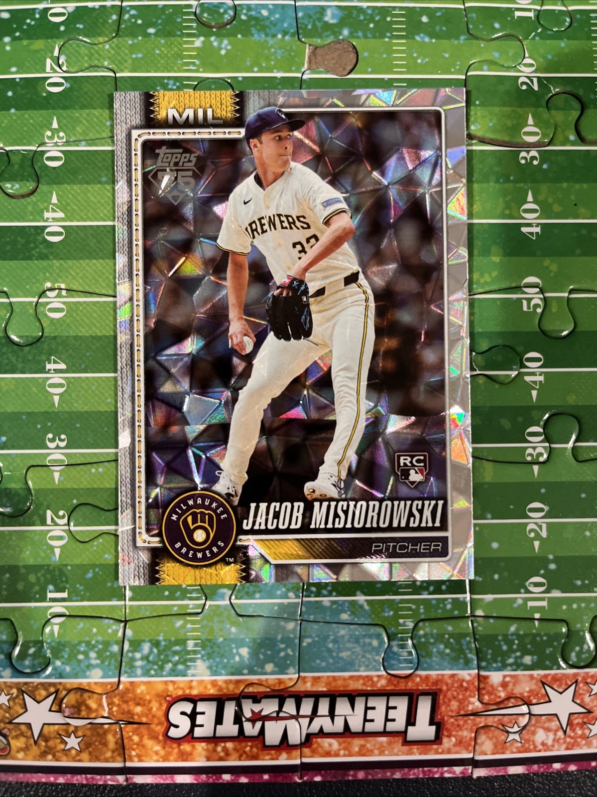 2026 Topps Series 1 - Jacob Misiorowski #10 Diamante Foil (RC)
