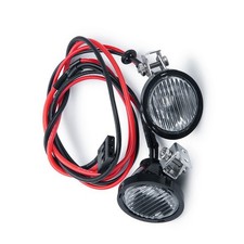 2Pcs Round Headlights For Axial TRX4/6 Redcat RR10 MST 1/10 1/8 RC Car Parts