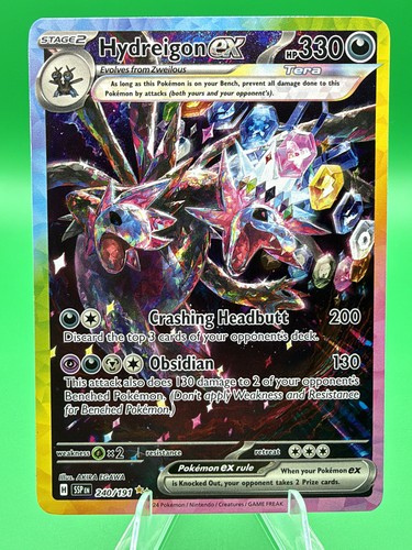 Pokémon TCG Surging Sparks – Hydreigon ex 240/191 – SIR Full Art Holo English
