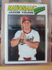 2026 TOPPS HERITAGE CHROME JACOB YOUNG WASHINGTON NATIONALS