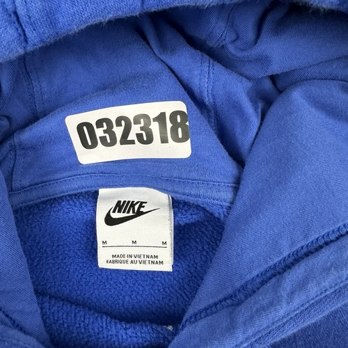 Duke Blue Devils Hoodie Men Medium Blue Nike Sweatshirt Center Swoosh NCAA M * - Picture 4 of 10
