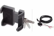 CIRO Smartphone / GPS Holders With Fairing Mount Black With Charger #50216