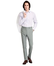 Tommy Hilfiger Mens Modern fit Dress Pants 34 / 32 Sage Green Solid Stretch