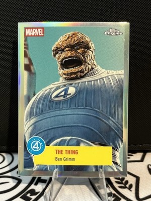 2025 Topps Chrome Marvel Studios The Thing Fantastic 4 Insert SP #FF-11