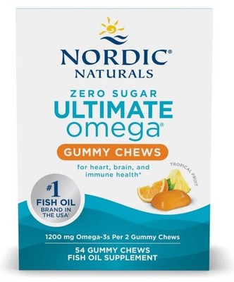 Nordic Naturals Ultimate Omega Gummy Chews 1200 mg 54 Gummibärchen mit tropische