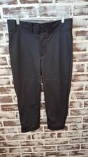 Mizuno Softball Pants Womens Medium Black Cropped Athletics