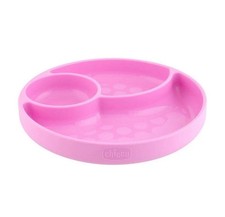 Chicco Piatto in Silicone con Ventosa Colore Rosa, 1 Pezzo 🚼🎀