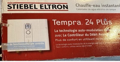 Stiebel Eltron Tankless Electric Water Heater Hot Shower 24 Plus 239222 White
