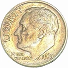 90% Silver - 1963-D Roosevelt Dime  -Coin pictured is what you will receive