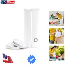 Toss Portable Disposable Diaper Pail, Holds up to 90 Newborn Diapers, 3 Pack,...