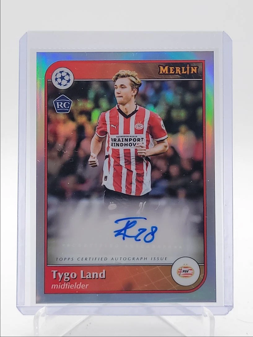 Carte Autographe PSV Eindhoven Originale - Signée, Souvenir FC Barcelone - Collection Football