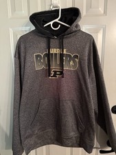 Large Purdue Boilers Hoodie Hooded Sweatshirt L Men s Preowned