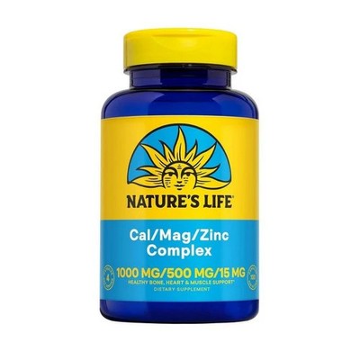 Calcium Magnesium Zinc Mineral Complex 100 Caps