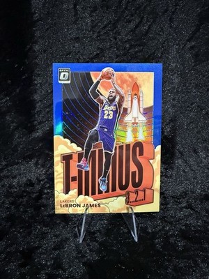 2021-22 Panini Donruss Optic T-Minus 3, 2, 1 LeBron James #2 Blue /85