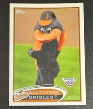 Mascot 2012 Topps Opening Day #M-2 - Baltimore Orioles 