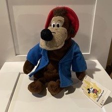 Walt Disney World Brer Bear Bean Bag Plush with original tag Discontinued Rare