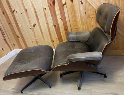 Herman Miller Eames Lounge Chair & Ottoman 1993 Vintage Original Mid Century