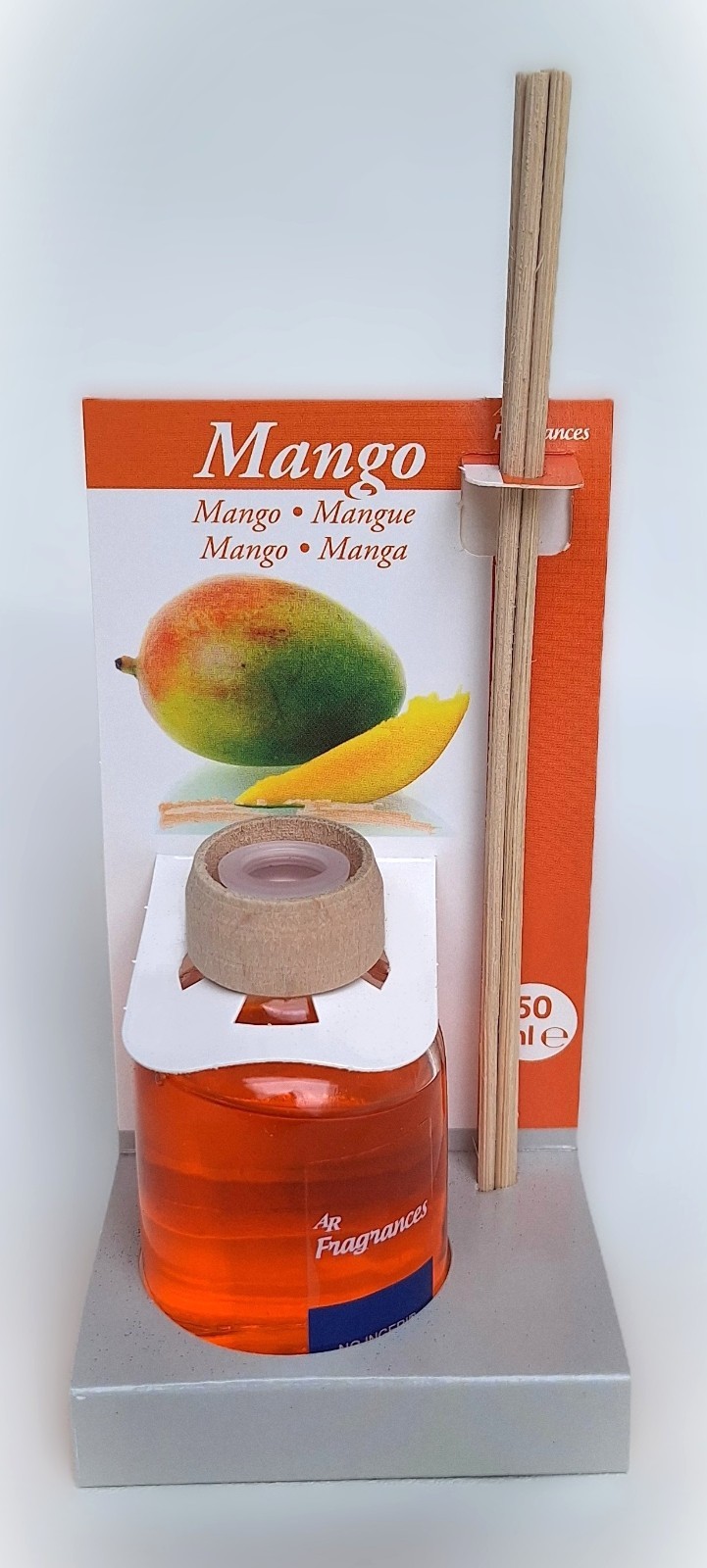 Parfum d'ambiance mangue 50 ml idéal pour créer un salon chaleureux avec sticks