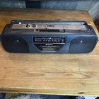 Vtg 80s Sony Boombox AM FM Radio Cassette Player CFS-202 Tested & Working VGC