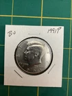 1991 P Kennedy Half Dollar BU Free Shipping