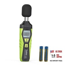 Decibel Meter, Digital Sound Level Meter Portable SPL Meter 30dB to Green