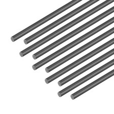 Carbon Fiber Rod 2mm, 500mm/19.6inch Length for RC Airplane Matte Pole, 10pcs