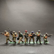 3D Printed 1/72 Modern Special Forces Mercenary Team 7 Soldiers Model A