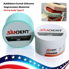 Dental Putty Fast Set PVS VPS Impression Material Silicon Hydrophilic 2x 400g US