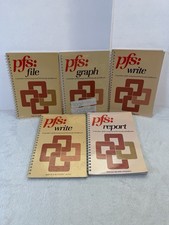 Lot Of 5 1984 Software  Manuals - 3 with Software, 2 Manuals Only