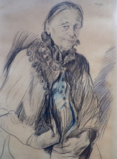 Adrien Dupagne (1889-1980) - Drawing - Signed - Portrait - France - XX