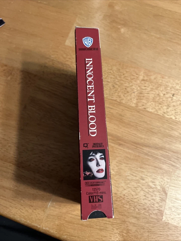 Innocent Blood VHS, 1993 Anne Parillaud Robert Loggia Warner Bros Watermark NEW - Image 4 of 4