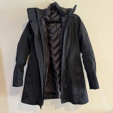 Patagonia Tres Down 3 in 1 Parka H2no Black Women's Size Medium