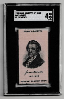 1910s MOGUL CIGARETTES S77 SILKS JAMES MONROE U.S. Presidents