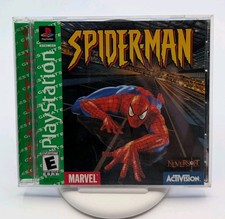 Spider-Man PlayStation 1 PS1 COMPLETE w/ Manual CIB Greatest Hits Green Label