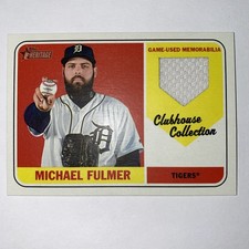 2018 Topps Heritage High Number - Clubhouse Collection Relics Michael Fulmer...