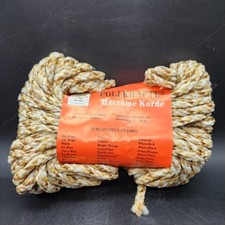 Poli-Krafte Korde Texturized Polypropylene 6 Multi Cream 50 Yards Vintage NOS