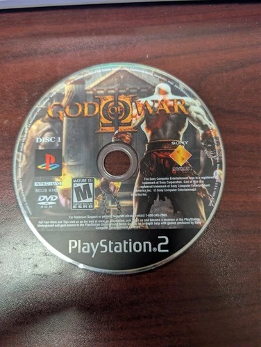 God of War II 2 (PlayStation 2, 2007, PS2) NO TRACKING - DISC ONLY 4669