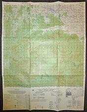 6834 iv - Lien Thach - Jungle Map - Phu Yen, Tuy Hoa, Song Da Rang - Vietnam War