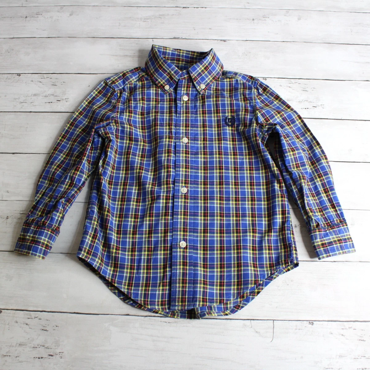 toddler boy easter button down shirt