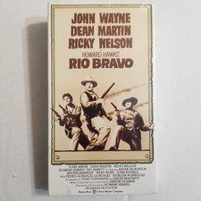 Rio Bravo VHS 1959 John Wayne Dean Martin Ricky Nelson Angie Dickinson -New