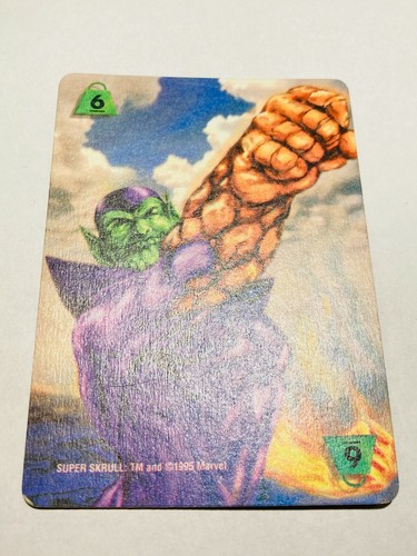 1995 X-men Super Skaull ' 95 Over Power Trading Card Game No. 6 Rare F/S - Picture 6 of 12