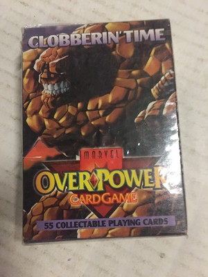OVERPOWER Clobberin' Time 55-Karten-Deck CCG RAR Factory Sealed Für Kartenspiel