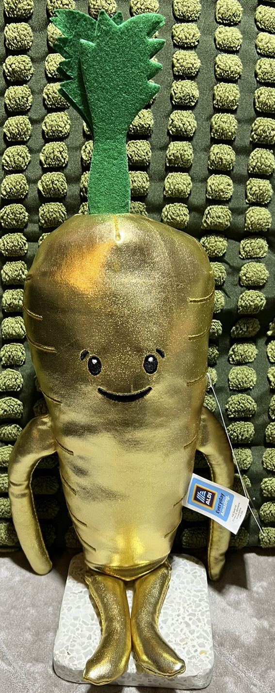 Kevin The Carrot Golden Carrot Limited Edition Aldi 2023 Brand New With Tags