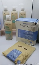 Lot Of Aveeno Calm + Restore, Nourishing Sensitive Oat Cleanser & Bath Treatment