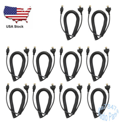 10Pcs Microphone Cable Cord For KMC-30 KMC-32 KMC-35 KMC-36 Radio Mic