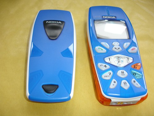 in new condition refurbished blue handset nokia 3510i mobile