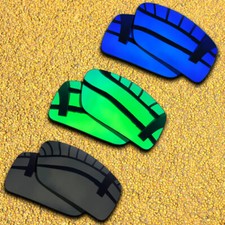 3 Sets Lenses Replacement for-Oakley Gascan Polarized-Black Green Violet Blue