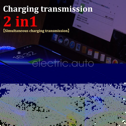 USB C To USB C Cable RGB Light 100W Fast Charging Cord Type C Charger For Phone - Picture 10 of 22